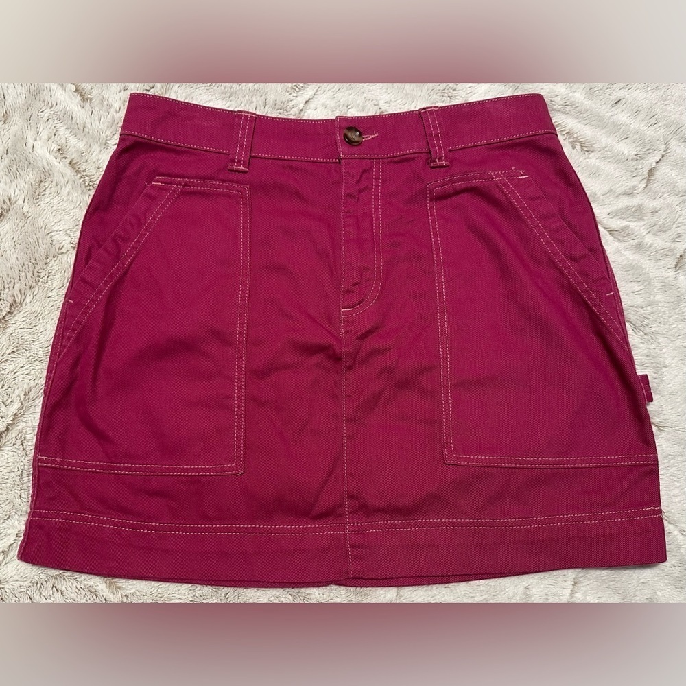 Old Navy Utility Pink Mini Skirt - Picture 2 of 10